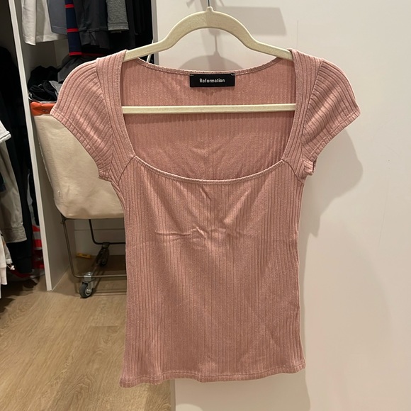 Reformation knit short sleeve - Picture 1 of 4
